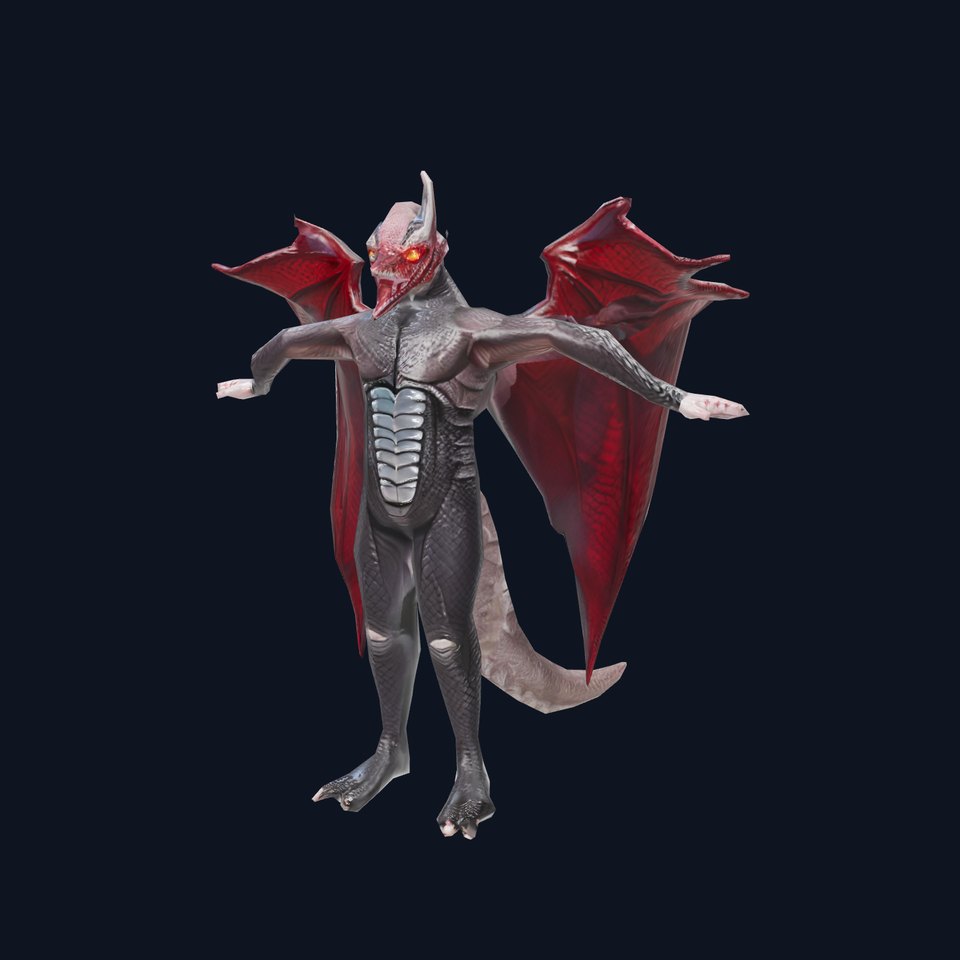 Dragon Warrior Model Pack with Detailed Textures